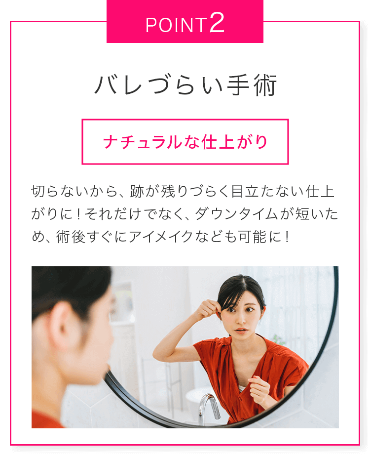 point2 バレづらい手術